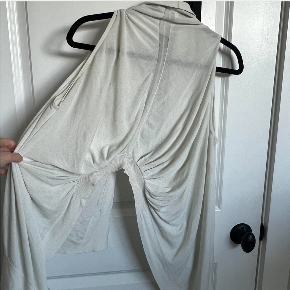 Ann Demeulemeester Cream Vest cardigan - Picture 5 of 5